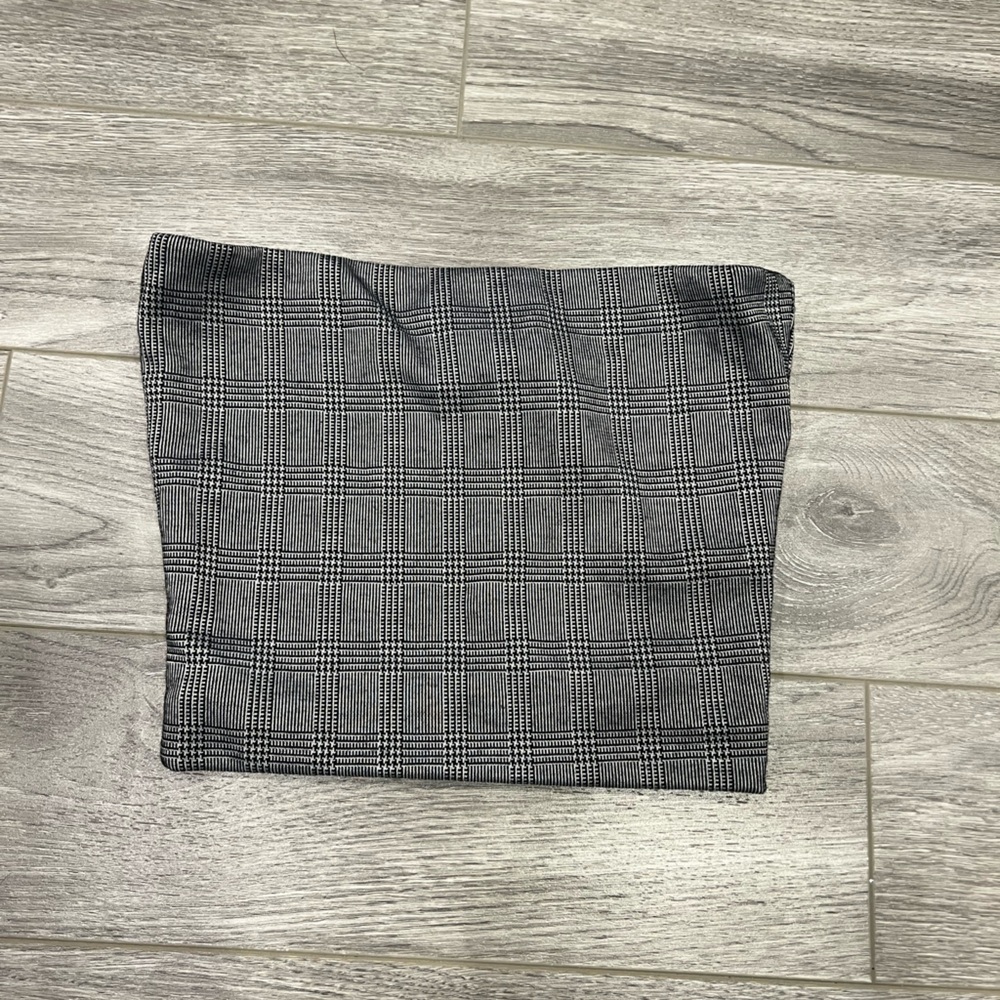 Urban planet grey strapless top
